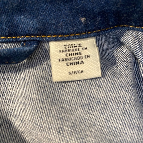 Women’s Levi’s Iconic Jumpsuit Dark Wash Blue Mechanics Overalls Utility Size S - Picture 3 of 4